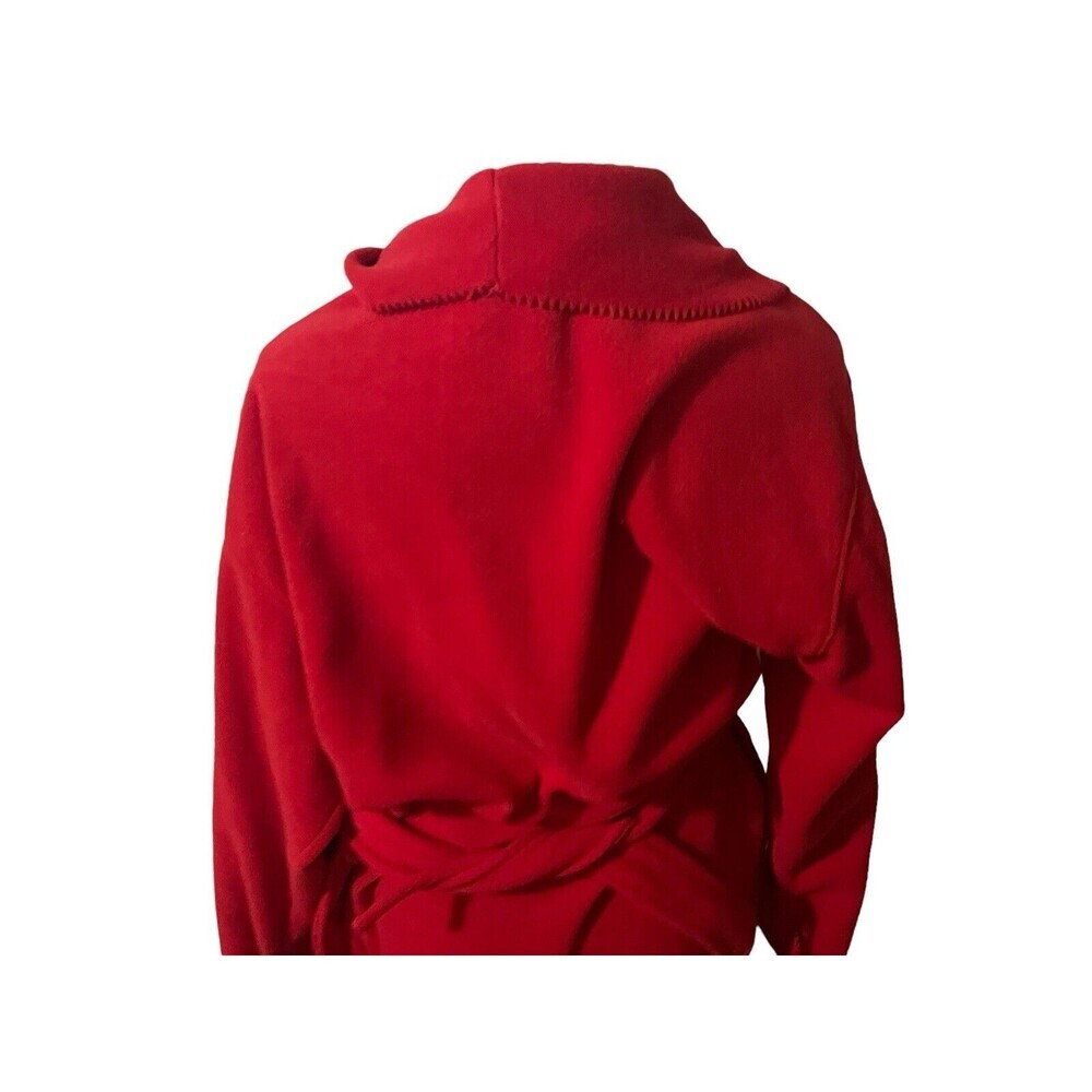 Vintage 1990s Disney Catalog Mickey Mouse Robe Red Soft Fleece Size LARGE RARE - Picture 4 of 16